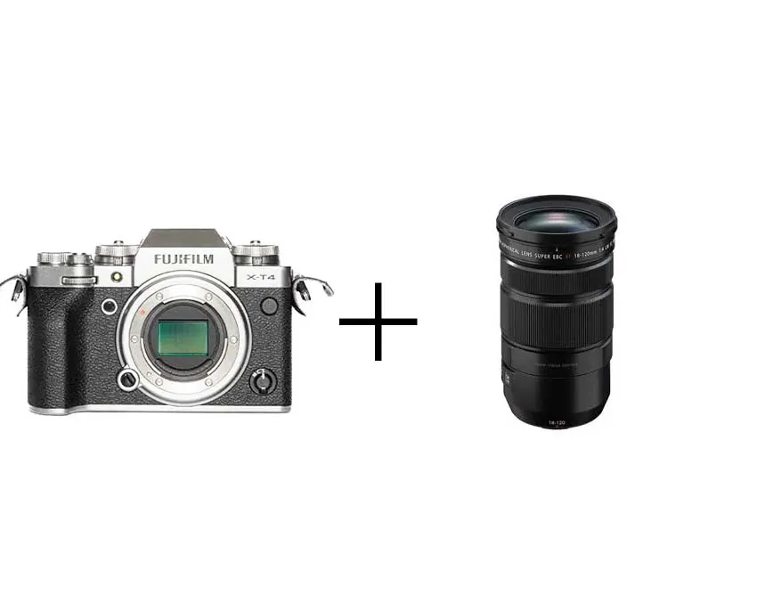 FUJIFILM 本格ミラーレス & 映像制作向けパワーズームセット X-T4[シルバー] + XF18-120mmF4 LM PZ WR