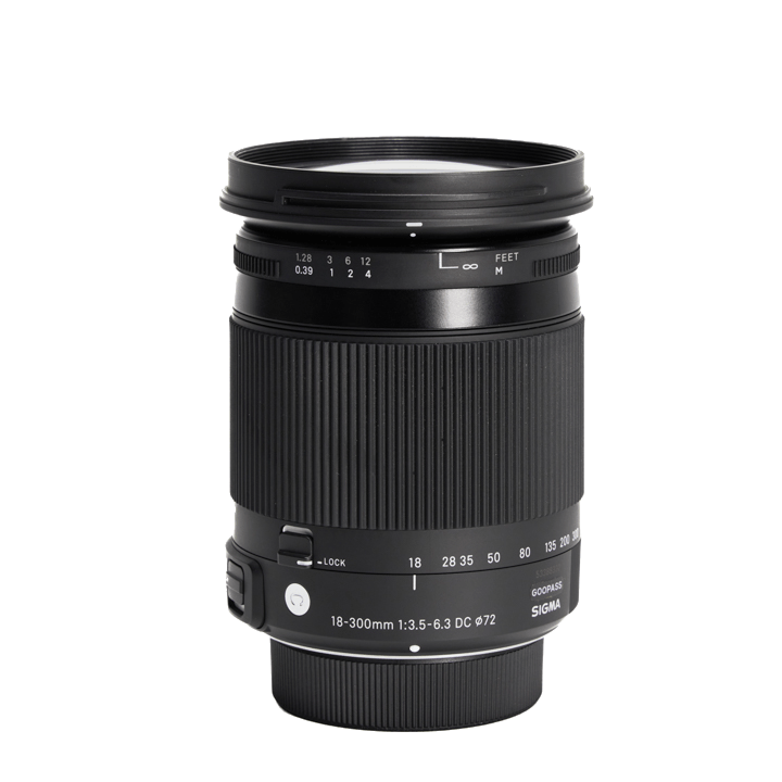 SIGMA 18-300mm F3.5-6.3 DC MACRO OS ニコン レンズ(ズーム