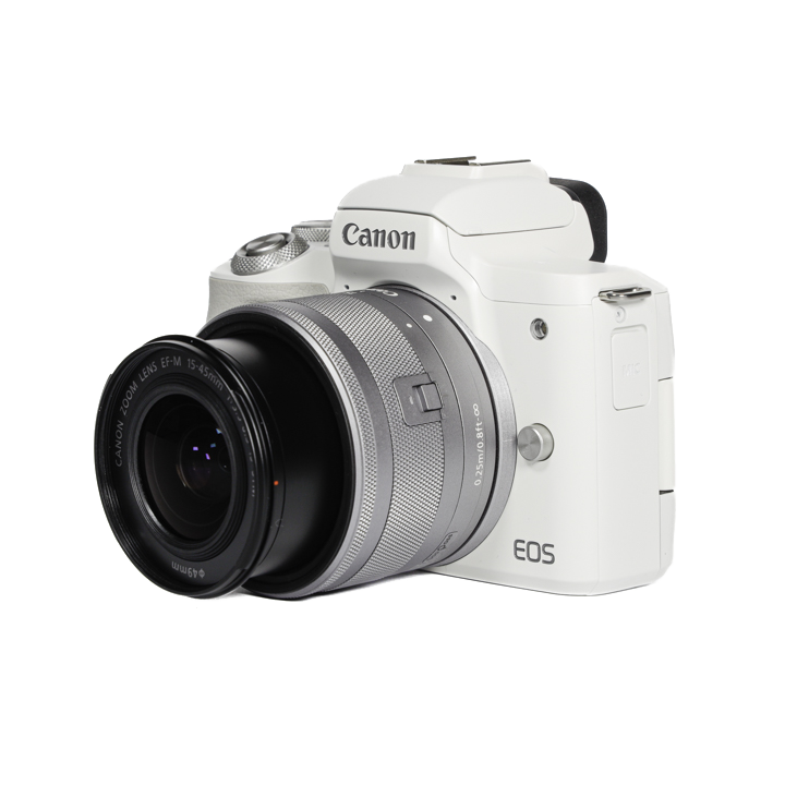 レンタル - Canon(キヤノン)EOS Kiss M2 EF-M15-45 IS STM レンズ 
