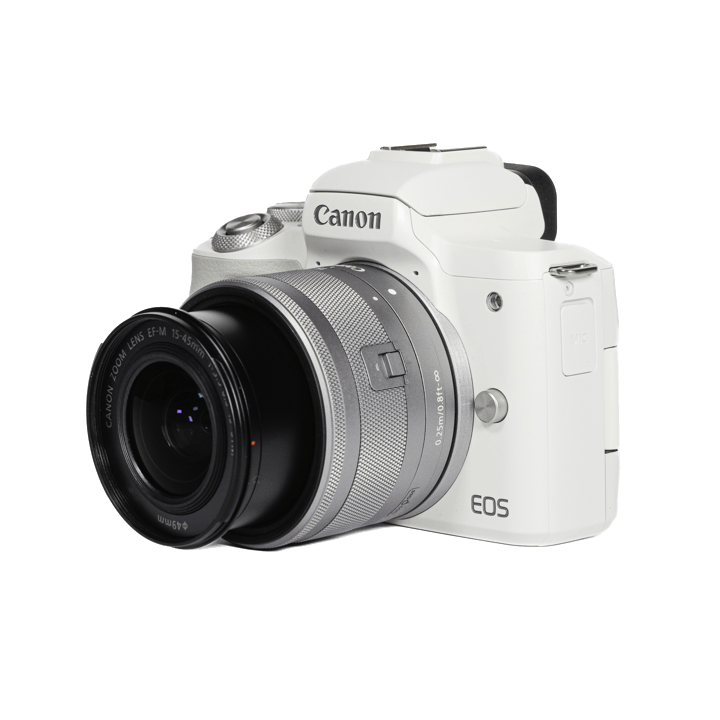レンタル - Canon(キヤノン)EOS Kiss M2 EF-M15-45 IS STM レンズ 
