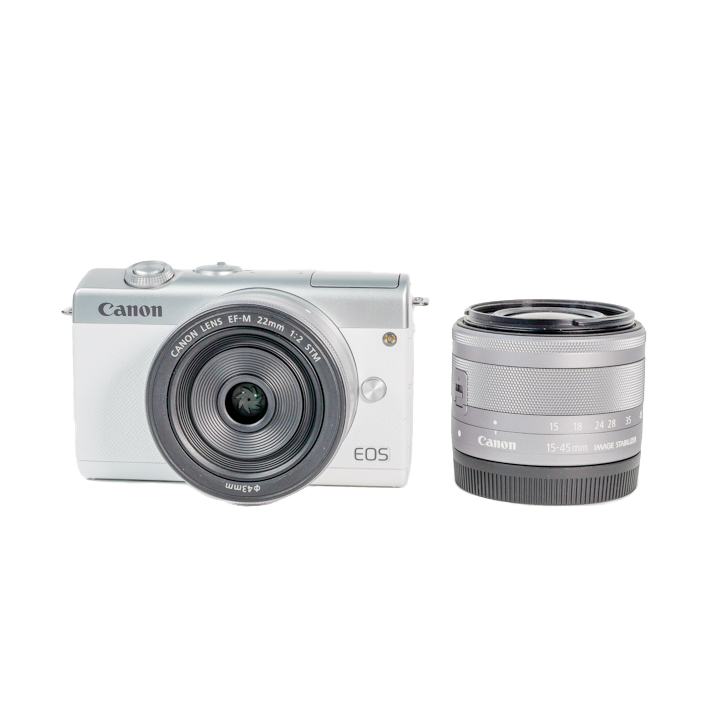 新作入荷安いCanon EOS M200 ダブルレンズキット ホワイト アクションカメラ・ウェアラブルカメラ