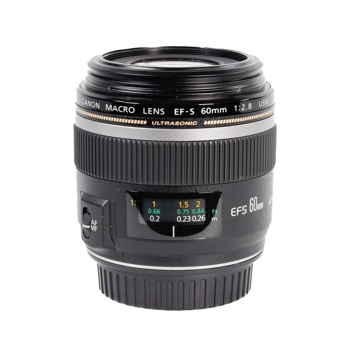 レンタル - Canon(キヤノン)EF-S60mm F2.8 マクロ USM | カメラと交換