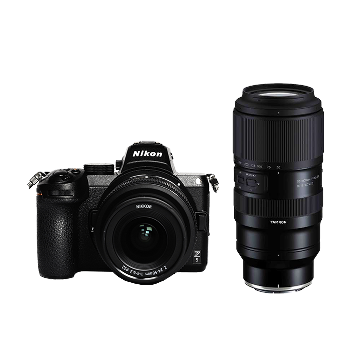 レンタル - Nikon Z 5 & 超望遠までカバーするダブルズームセット Z 5 + NIKKOR Z 24-50mm f/4-6.3 +  50-400mm F/4.5-6.3 Di III VC VXD (Model A067) [ニコンZ用] | カメラと交換レンズ のレンタルならGOOPASS（グーパス）【公式】