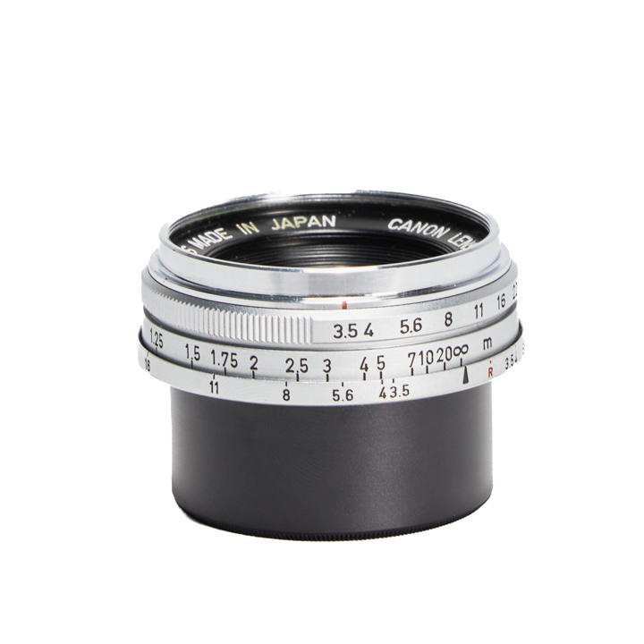 スノーブルー 13595 新品級 Canon 25mm F3.5 ライカ L Topogon