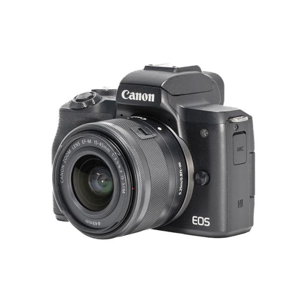レンタル - Canon(キヤノン)EOS Kiss M EF-M15-45 IS STM レンズキット