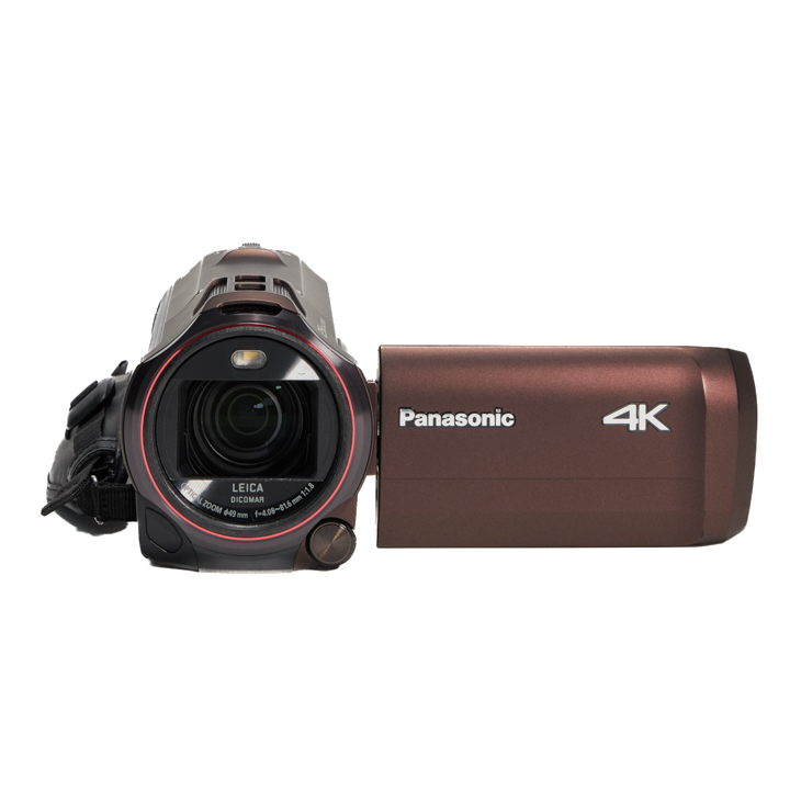 同時購入 2019年製Panasonic VX992M 4K ビデオカメラ 赤 おまけ付 家電・スマホ・カメラ 