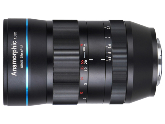 SIRUI 75mm F1.8 1.33X アナモルフィックレンズ SR75-E [ソニーE用]