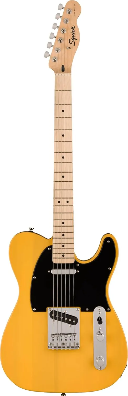 Fender Squier Sonic Telecaster Maple Fingerboard Black Pickguard [Butterscotch Blonde]