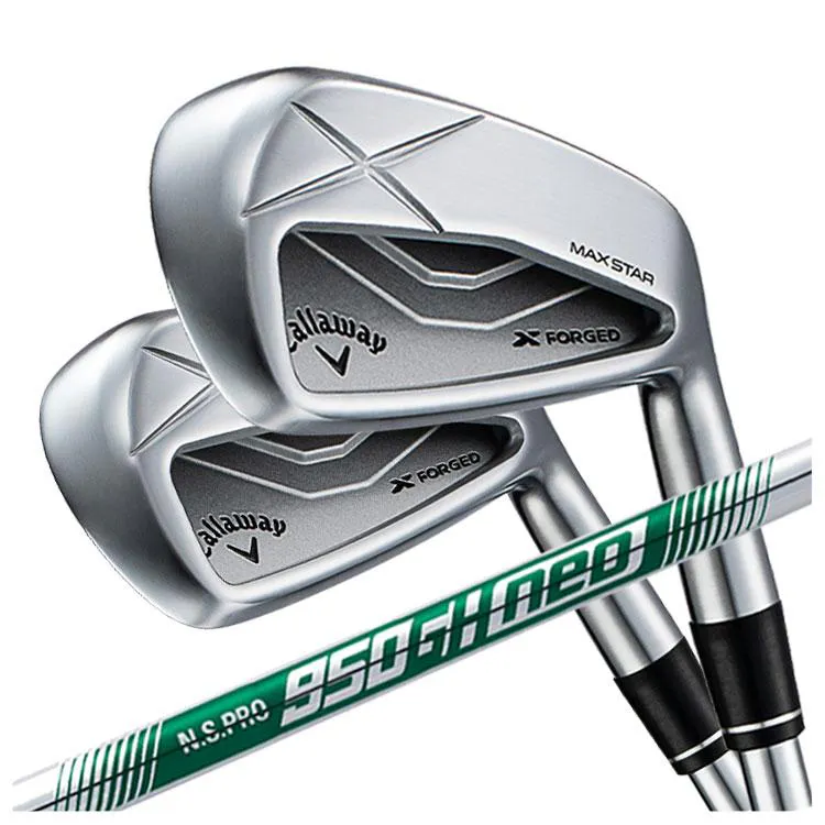 キャロウェイ X FORGED MAX STAR アイアン 5本セット N.S.PRO 950GH neo