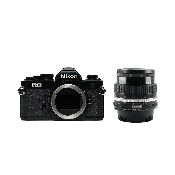 Nikon ニコン FM2 ブラック + NIKKOR 50mm F1.8 レンタル - Nikon New FM-2 ブラック + Nikon Ai Nikkor 50mm F1