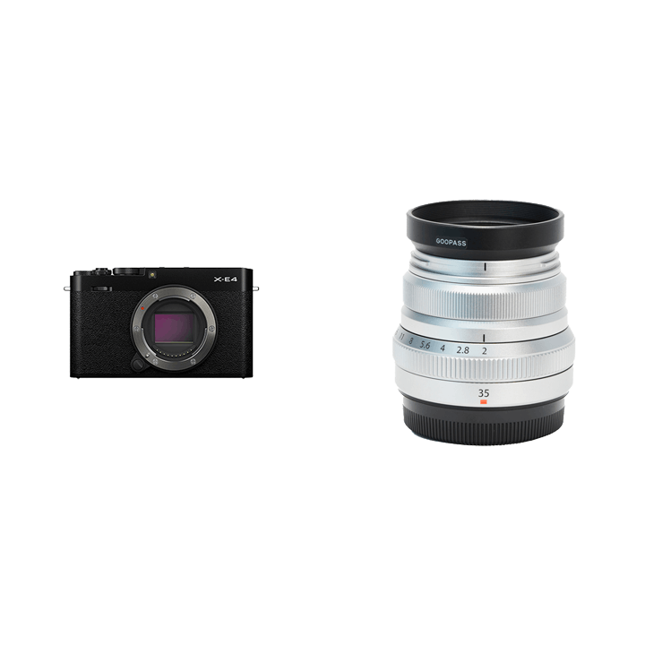 レンタル - FUJIFILM 軽量スナップ撮影セット X-E4 ボディ [ブラック