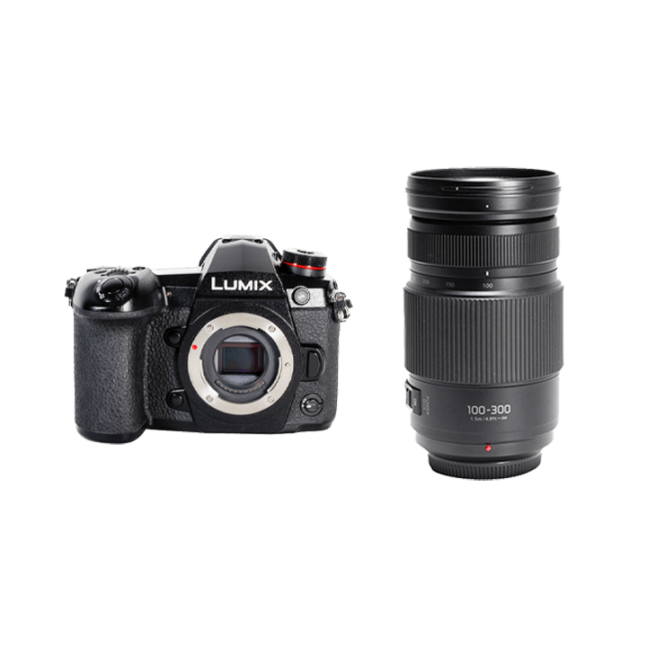 レンタル - LUMIX 超望遠ズームセット LUMIX DC-G9 ボディ + LUMIX G VARIO 100-300mm/F4.0-5.6 II /POWER O.I.S. | カメラと交換レンズのレンタルならGOOPASS（グーパス）【公式】