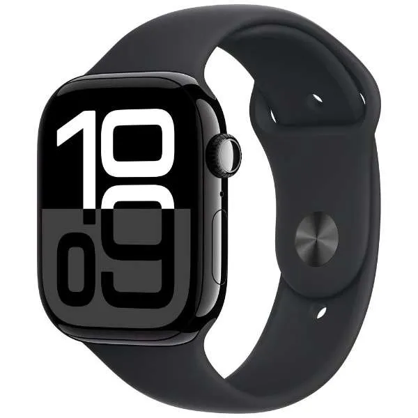 Apple Watch Series 10 GPSモデル 46mm MWWQ3J/A [ジェットブラック・ブラックスポーツバンド M/L]