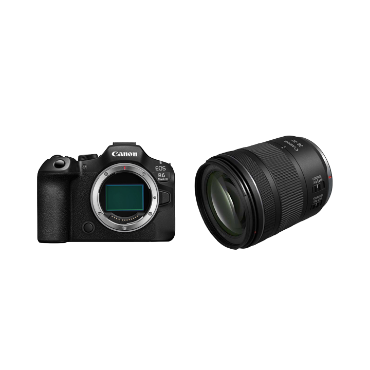 Canon EOS R6 Mark III & コンパクト大口径ズームセット EOS R6 Mark III ボディ+ RF28-70mm F2.8 IS STM