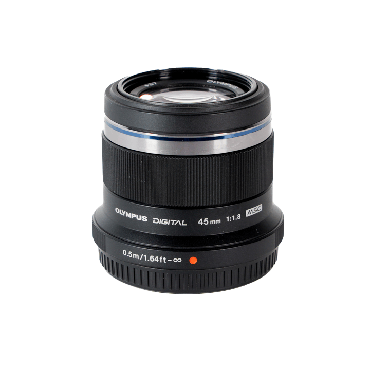 レンタル - OM SYSTEM(OLYMPUS)M.ZUIKO DIGITAL 45mm F1.8 [ブラック