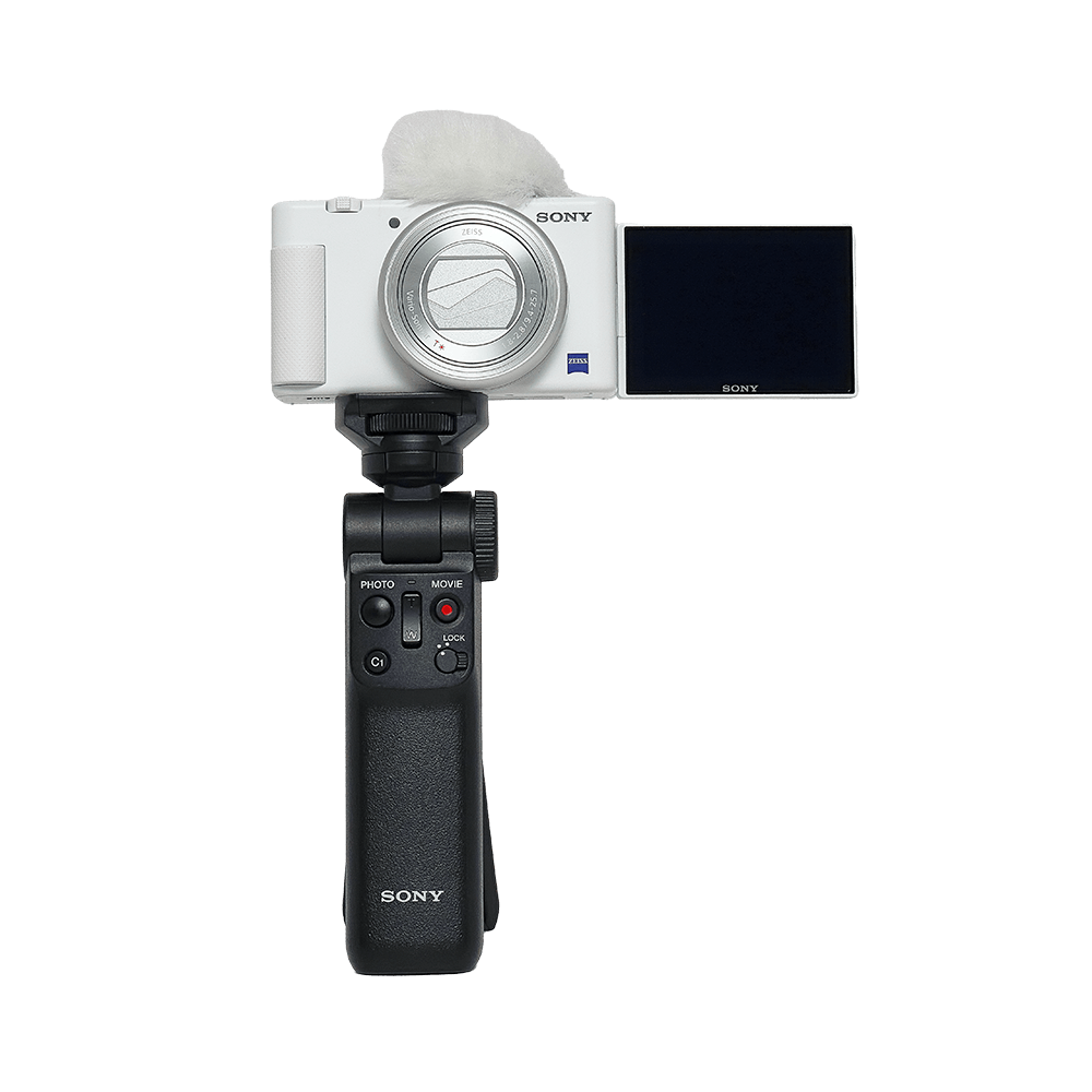 VLOGCAM ZV-1G シューティンググリップキット (W) [ホワイト] - カメラ