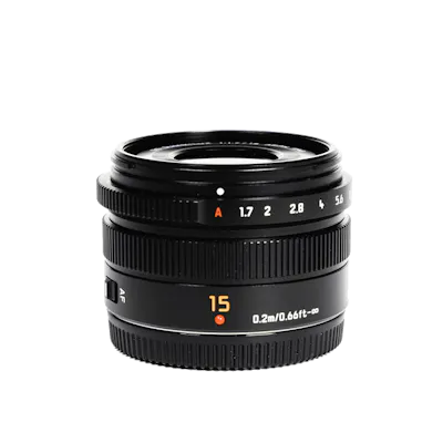 レンタル - Panasonic(パナソニック) LEICA DG SUMMILUX 15mm/F1 レンタル - Panasonic(パナソニック) LEICA DG SUMMILUX 15mm/F1