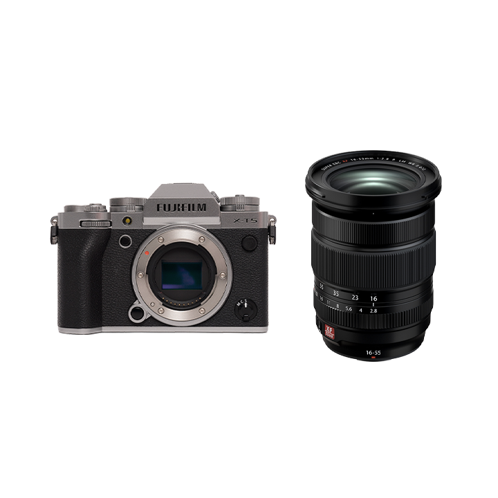 FUJIFILM X-T5 ボディ [シルバー] + XF16-55mmF2.8 R LM WR II