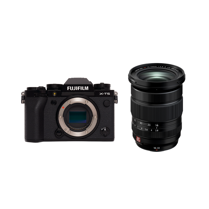 レンタル - FUJIFILM X-T5 ボディ [ブラック] + XF16-55mmF2.8 R LM WR
